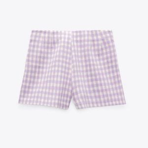 Zara gingham shorts. Nwt